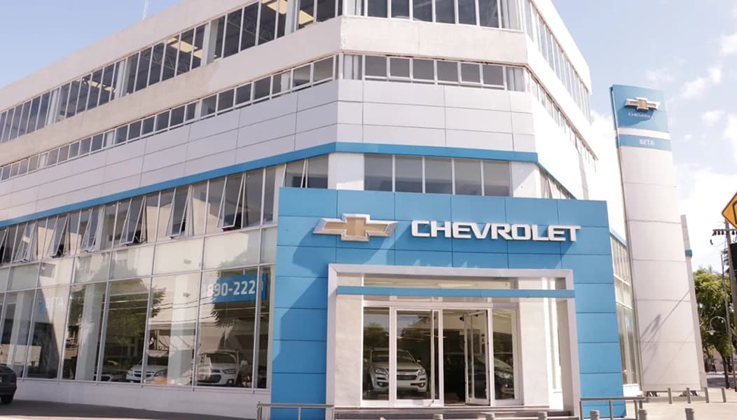 Fachada de la sucursal San Fernando de Beta Automotores
